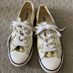 Gold Converse Size 7